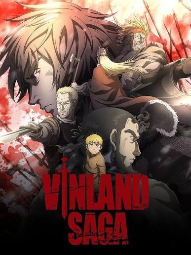 Vinland Saga anime poster, a recommended advanced-level anime for Japanese learners